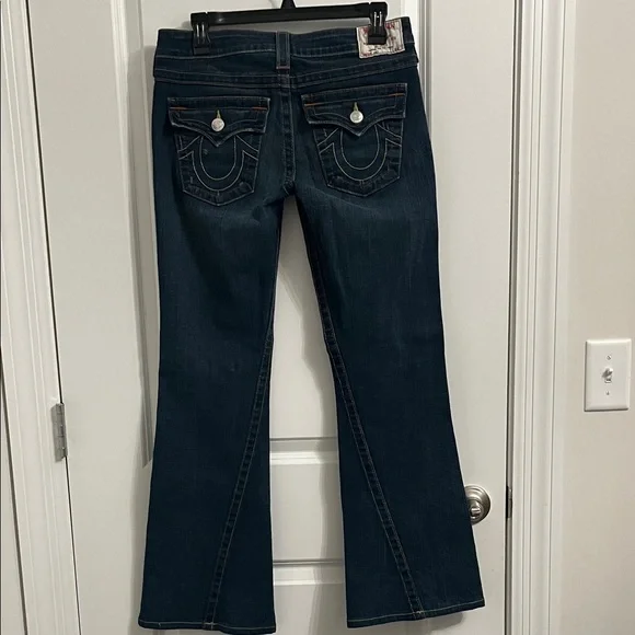 True Religion Indigo Flare Jeans - Picture 6 of 7